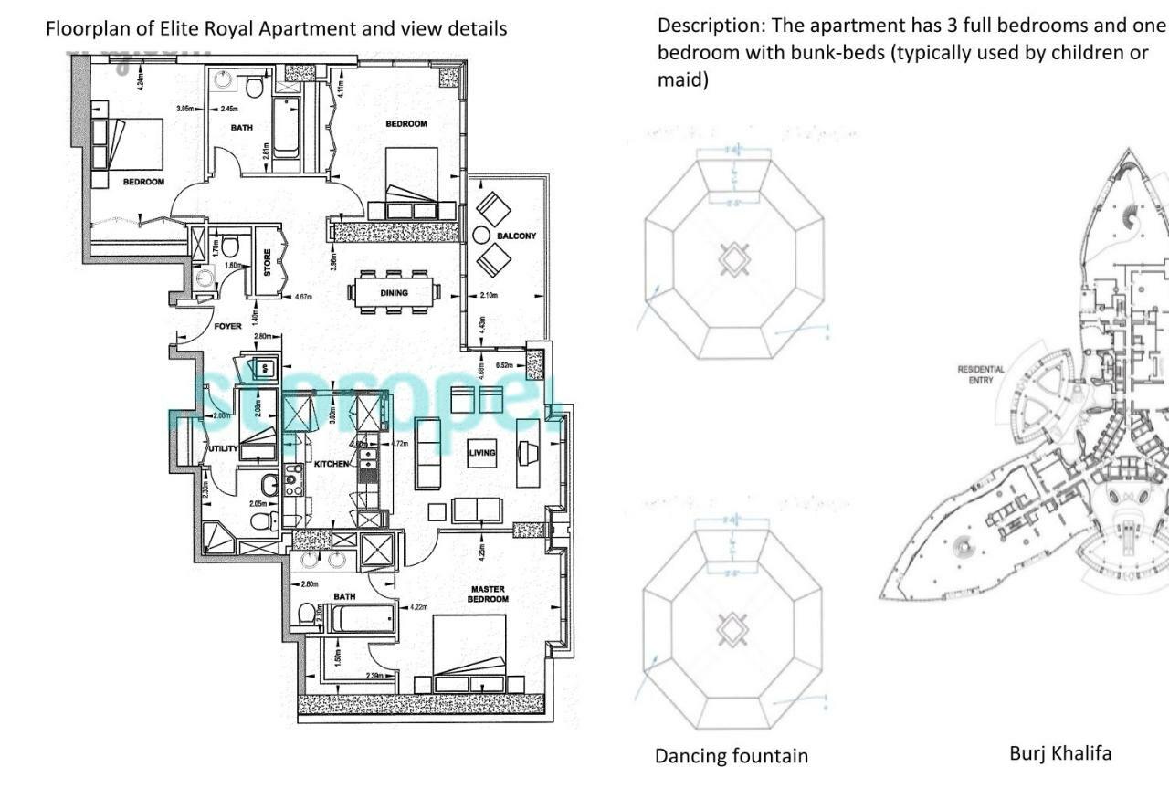 Elite Royal Apartment | Burj Residences Tower 5 | Gold Dubai Exterior foto